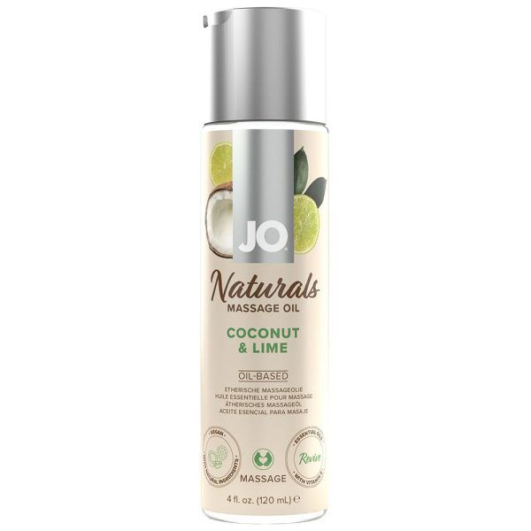 System JO Naturals Massage Oil Coconut & Lime