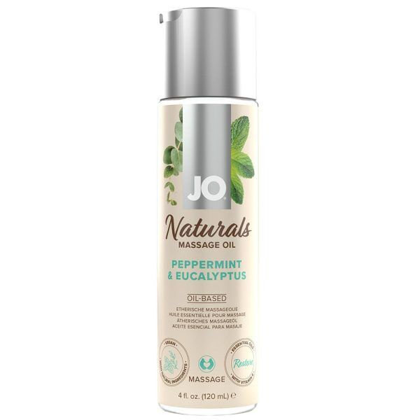 System JO Naturals Massage Oil Peppermint & Eucalyptus