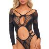 On Chokehold Bodystocking Black O/S Bodystocking