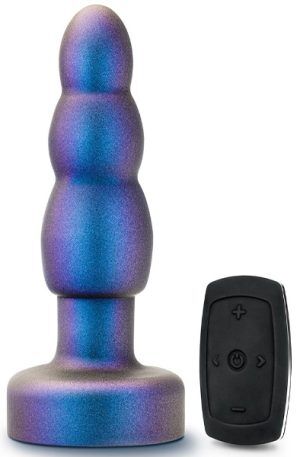 Anal Adventures Matrix Kinetik Plug Space Age Blue Analplugg med vibrator