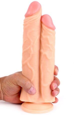 Kiotos Double COX Flesh 28cm Dubbeldildo