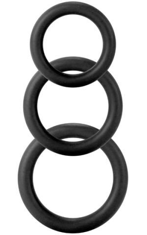 Twiddle Rings Black 3-pack