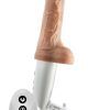 Thrusting, Vibrating & Warming Dildo 17,5 cm Dildo med vibrator