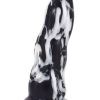 Dildo Lupkal Black-White 24 cm Dragon dildo