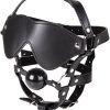 Full Head Blindfold & Ball Gag Set