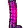 Metallic Fantasy Dildo Gasix Purple/Black 20,5 cm Dragon dildo