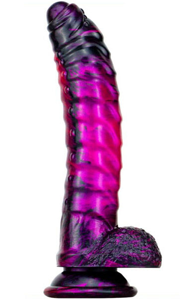 Metallic Fantasy Dildo Gasix Purple/Black 20,5 cm Dragon dildo