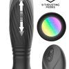 Tainy Thrusting Led Lighted Anal Plug With Remote Analplugg med vibrator