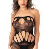 Daring Intimates Strapless Shell Bodystocking O/S Bodystocking