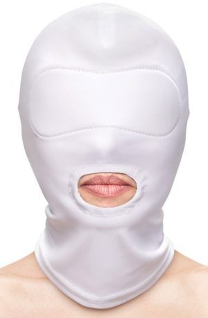 Fetish & Fashion Mouth Hood White BDSM mask