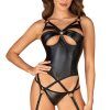 Obsessive Armares Corset & Thong M/L Korsett med stringtrosa