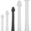 Darksil Whale Dildo Large Black 42 cm Extra lång analdildo