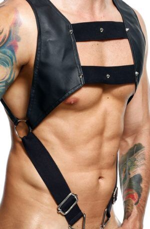 MOB Eorticwear Top Cockring Harness O/S Bondage sele