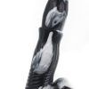 Orzyl Dildo Black/White 24,5 cm Dragon dildo