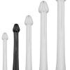 Darksil Whale Dildo Medium Black 40 cm Extra lång analdildo