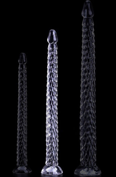 Armak Long Transparent Dildo 45 cm Extra lång analdildo