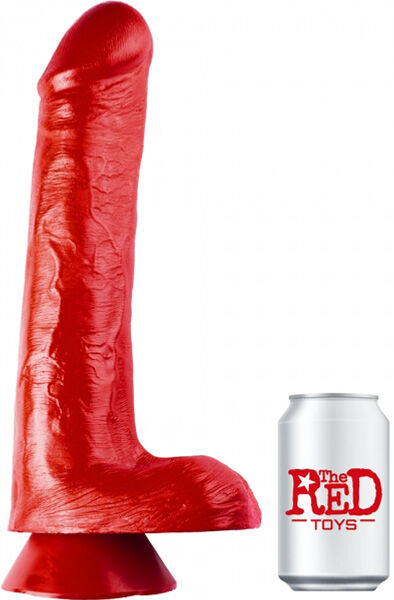 The Red Toys Angrydick Dildo Red 35 cm XL dildo
