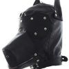 SM Doggy Hood Black BDSM mask