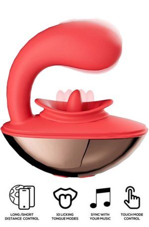 Rondy Vibrating & Licking Tongue With App Vibrator