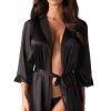 Obsessive Satinia Robe With Thong L/XL