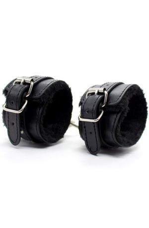 Fetish Addict Fur Lined Adjustable Handcuffs Handbojor