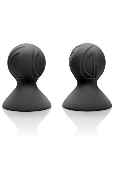 Cal Exotics Silicone Pro Nipple Suckers Black Nipple suckers
