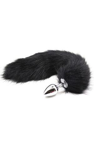 Fox Tail Plug Black Analplugg med svans