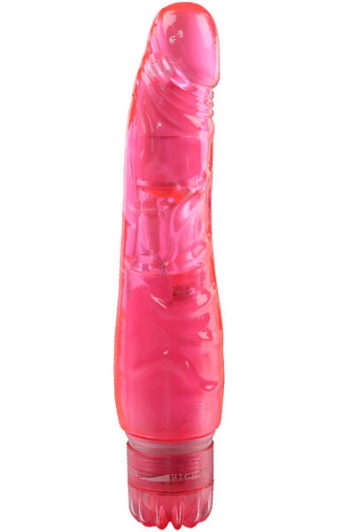 Pink Pleasure Slim Penis Shaped Vibrator