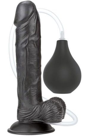 Lovetoy Squirt Extreme Dildo Black 23cm Sprutande dildo