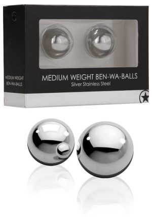 Ouch!: Medium Weight Ben-Wa-Balls, silver