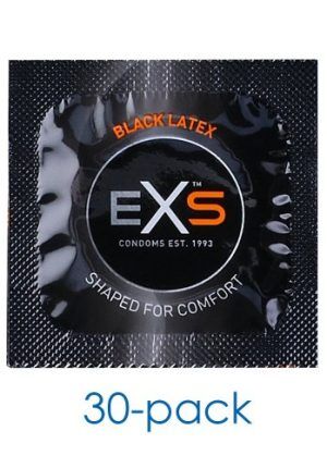 EXS Black Latex: Kondomer, 100-pack