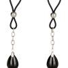 California Exotic: Non-Piercing, Nipple Jewelry, Onyx