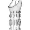 Performance: Studded Sleeve Ring, transparent