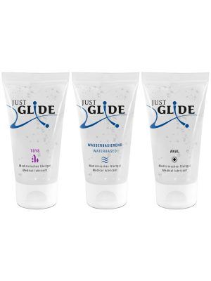 Just Glide: Glidmedel Set, 3x50 ml