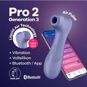 Satisfyer Pro 2 Generation 3 + Connect App (Färg: Lilac)