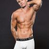 LOWRISE ELASTIC BOXER S/M WHITE