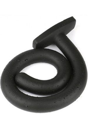 Wolf Quarterstaff Silicone Black M 53cm Extra lång analdildo