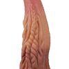 Dual Layered Platinum Silicone Tongue 25 cm Dildo