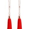 Bound Nipple Clamps T1 Red Bröstvårtsklämmor