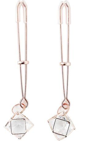 Kiotos Nipple Clamps Rose Gold Prism Bröstvårtsklämmor