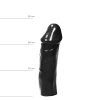 dildo all black 28 cm 24198 1