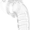 Mancage 12 Chasity Cage With Plug Transparent Kyskhetsbur