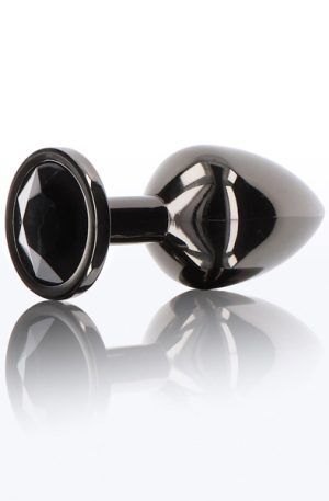 Butt Plug With Diamond Jewel Large Analplugg metall