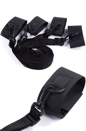 Ohmama Nylon Velcro Bed Bondage Restraints Positionshållare