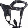 Penis Chastity Belt With Silicone Anal Plug Kyskhetsbälte