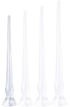 Koxor Long Transparent Dildo Koxor 30 cm Extra lång analdildo