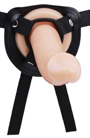 Strap On Slim G 19 cm Strap-on med sele