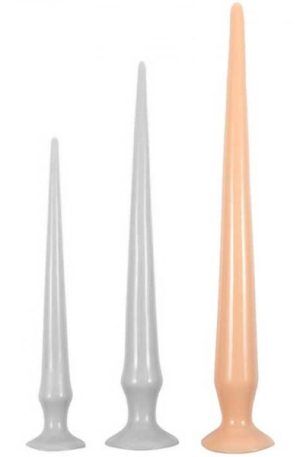 Long Dildo Tail Flex Flesh 48 cm Extra lång analdildo