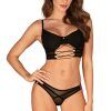 Obsessive Roxelia 2-pcs Set Black XL/XXL BH & BH-set
