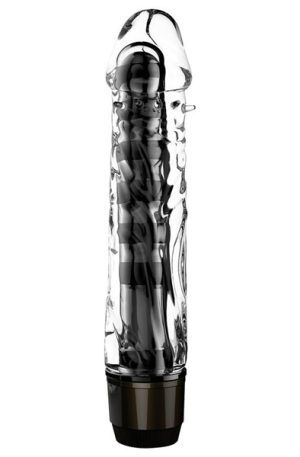 Latetobed Chris Multi-Speed Vibe Black Dildo med vibrator